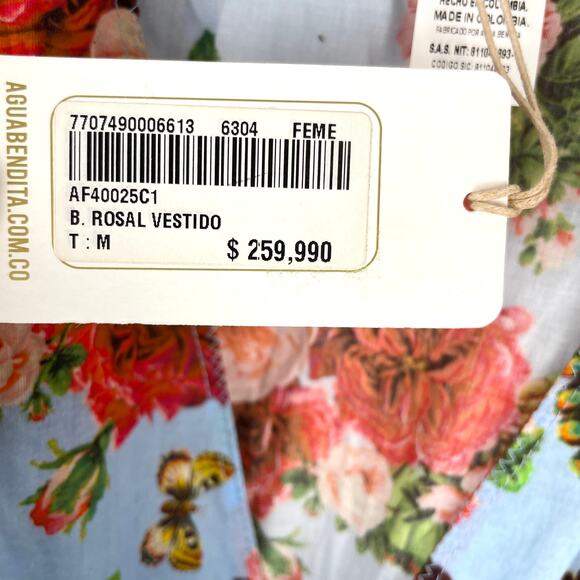 Agua Bendita Tunic Swim Cover Up In Bendito Rosal Size Medium New - Picture 16 of 16